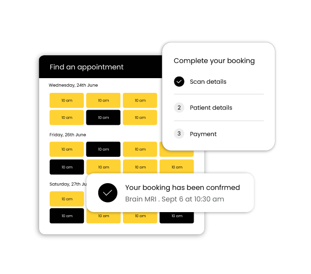 appointment picker user interface